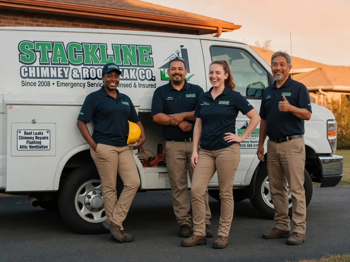 Chimney flashing repair company in Mineral, CA